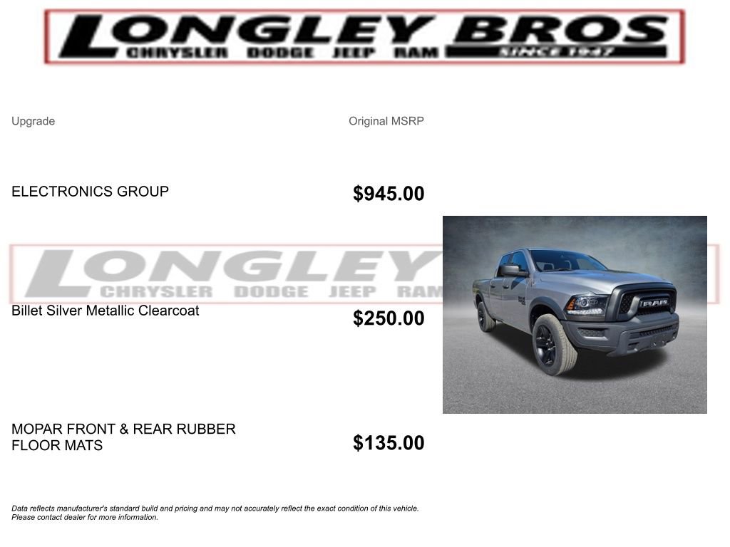 Used 2022 RAM 1500 Classic Warlock w/ Electronics Group image 2