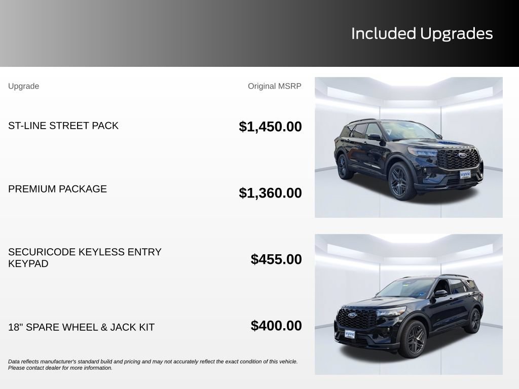 New 2026 Ford Explorer ST-Line w/ ST-Line Street Pack AWD/4WD video 3