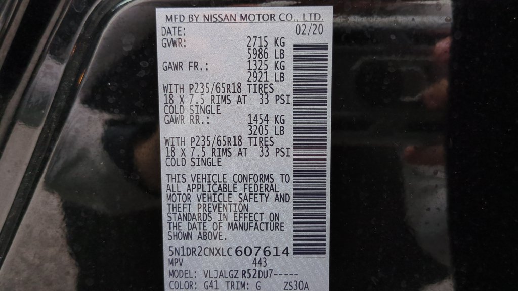 Certified 2020 Nissan Pathfinder SL FWD image 25