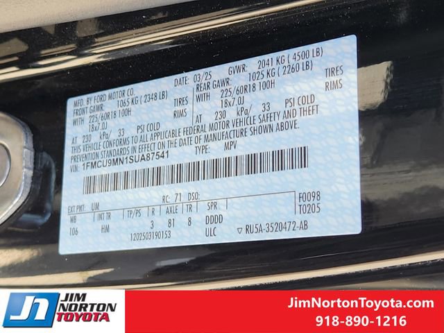 Used 2025 Ford Escape ST-Line image 32