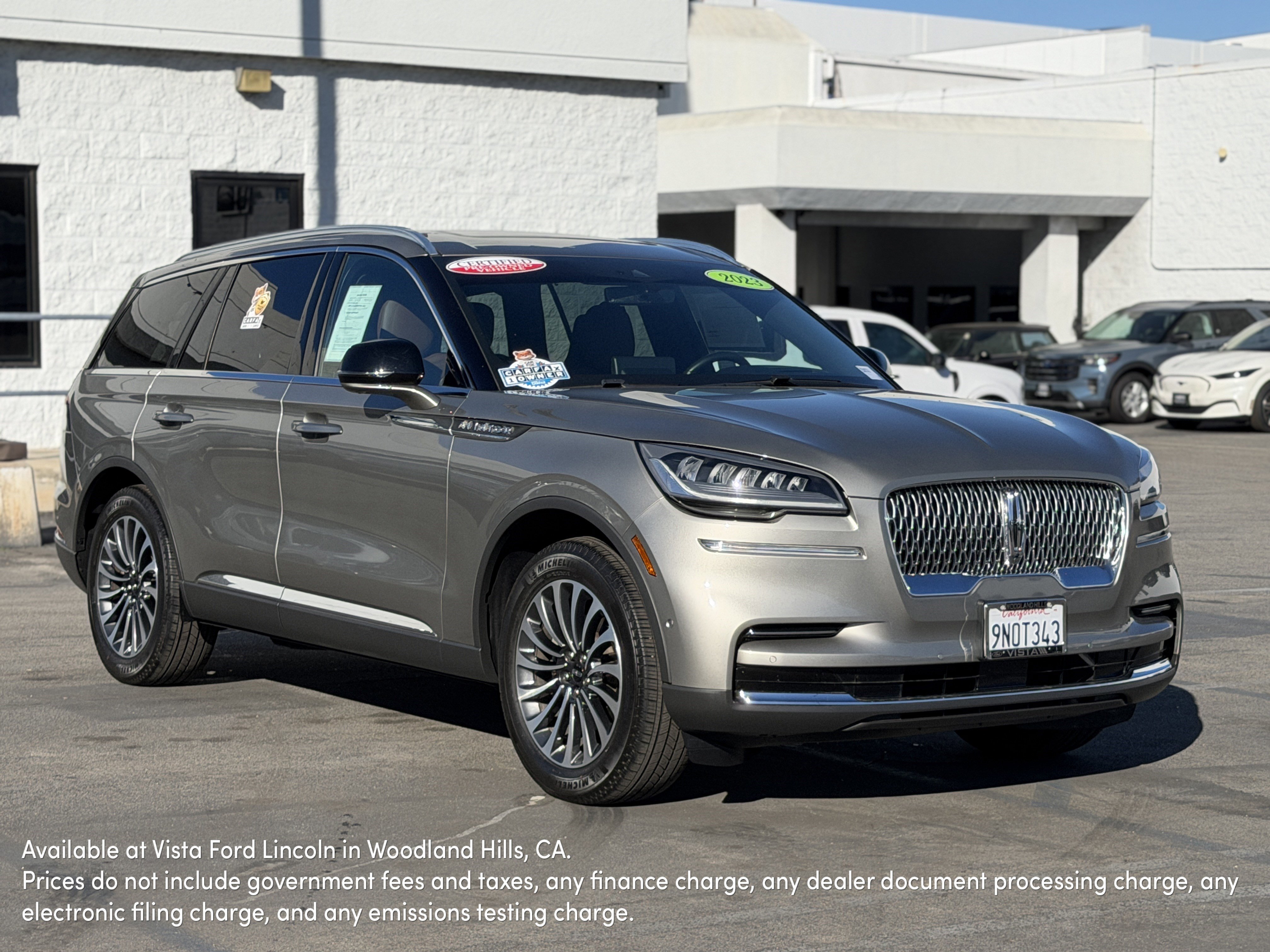 Certified 2023 Lincoln Aviator Reserve w/ Equipment Group 201A