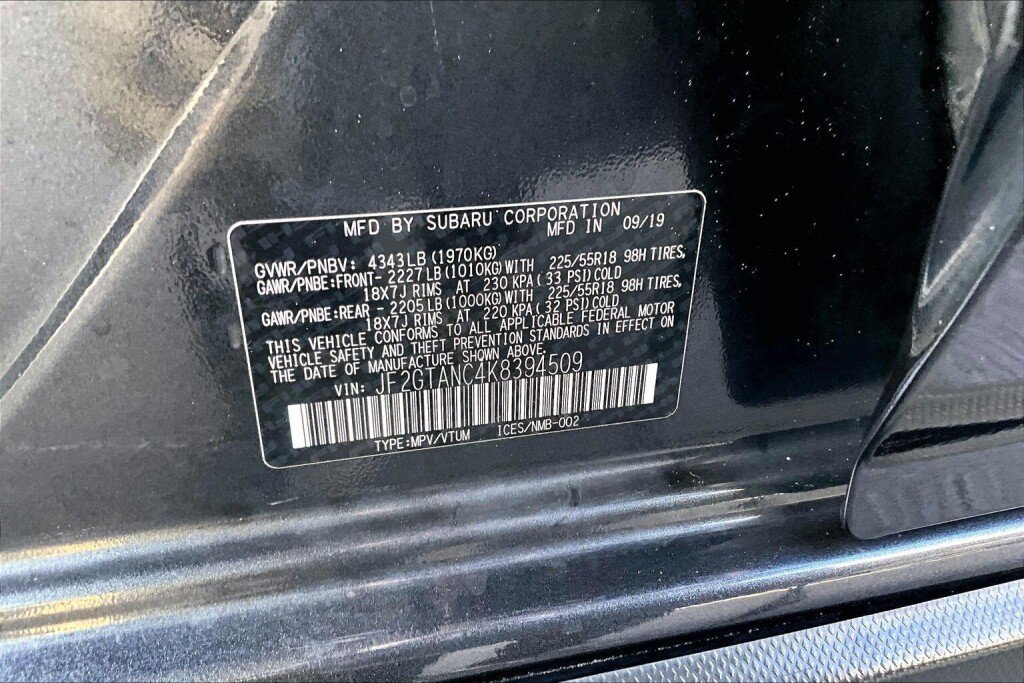 Used 2019 Subaru Crosstrek 2.0i Limited w/ Moonroof Package w/Navigation AWD/4WD image 20