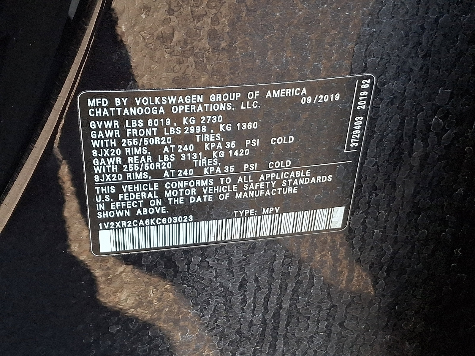 Used 2019 Volkswagen Atlas SE w/ Panoramic Sunroof Package image 27