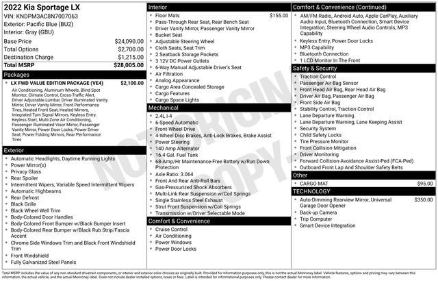 Used 2022 Kia Sportage LX w/ LX FWD Value Edition Package image 25