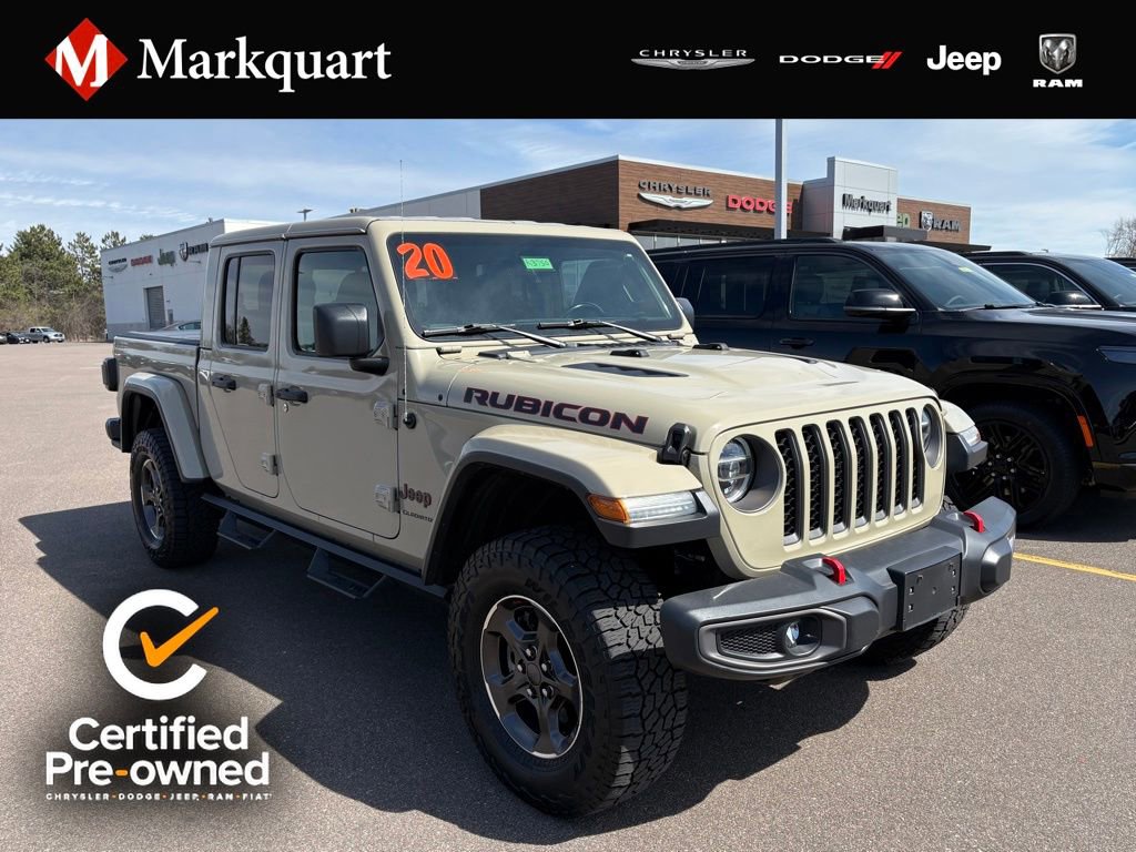 Used 2020 Jeep Gladiator Rubicon w/ LED Lighting Group AWD/4WD image 1