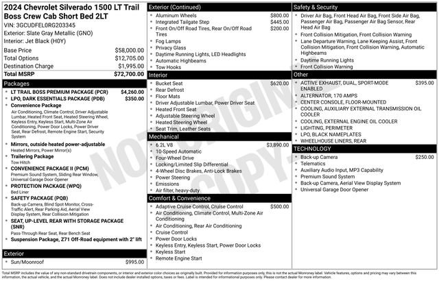 Used 2024 Chevrolet Silverado 1500 LT Trail Boss w/ LT Trail Boss Premium Package image 45