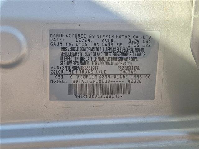Used 2025 Nissan Versa SV FWD image 23