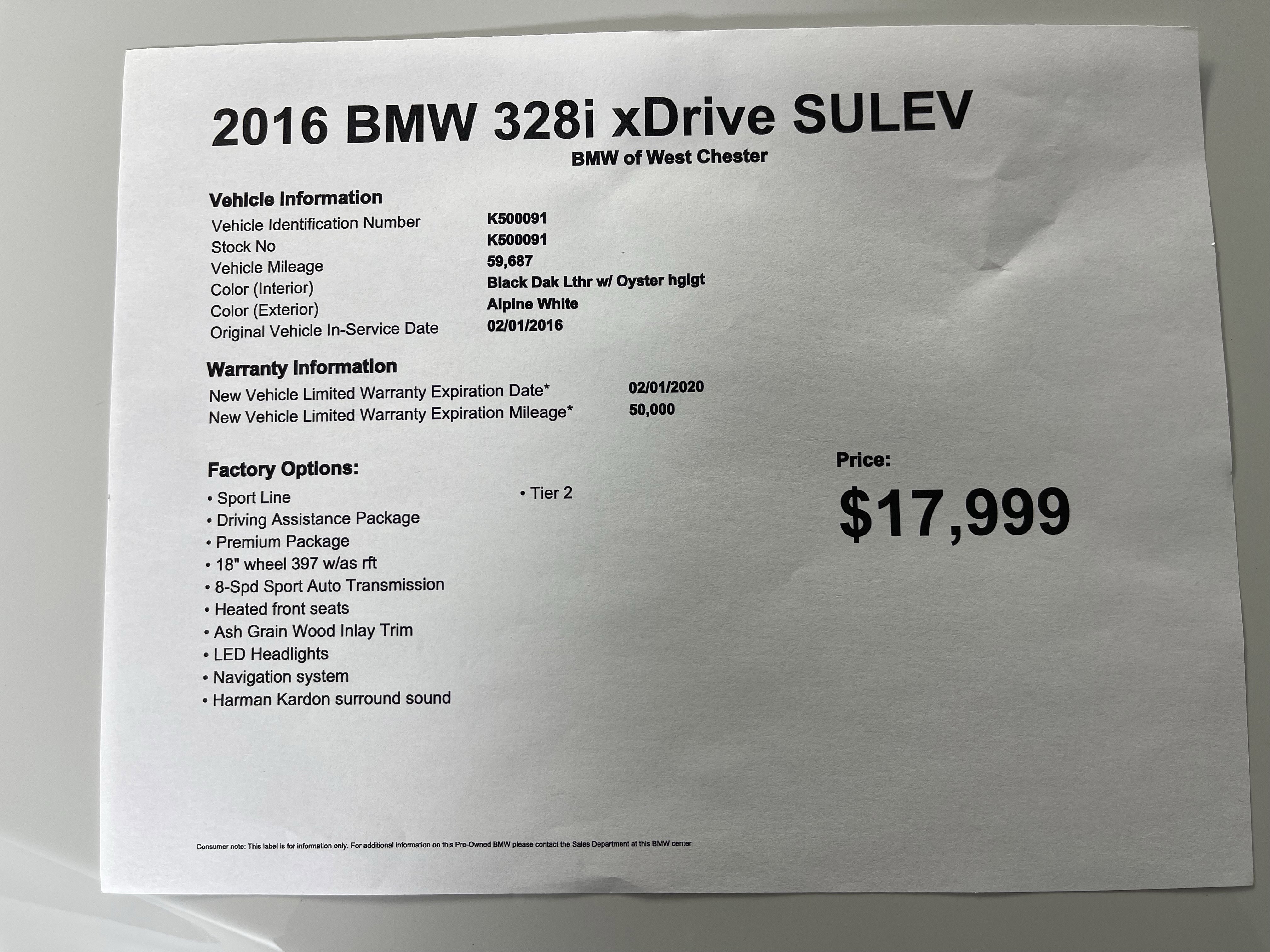 Used 2016 BMW 328i xDrive Sedan image 19