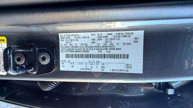 New 2025 Ford F150 Tremor w/ Equipment Group 402A High image 36