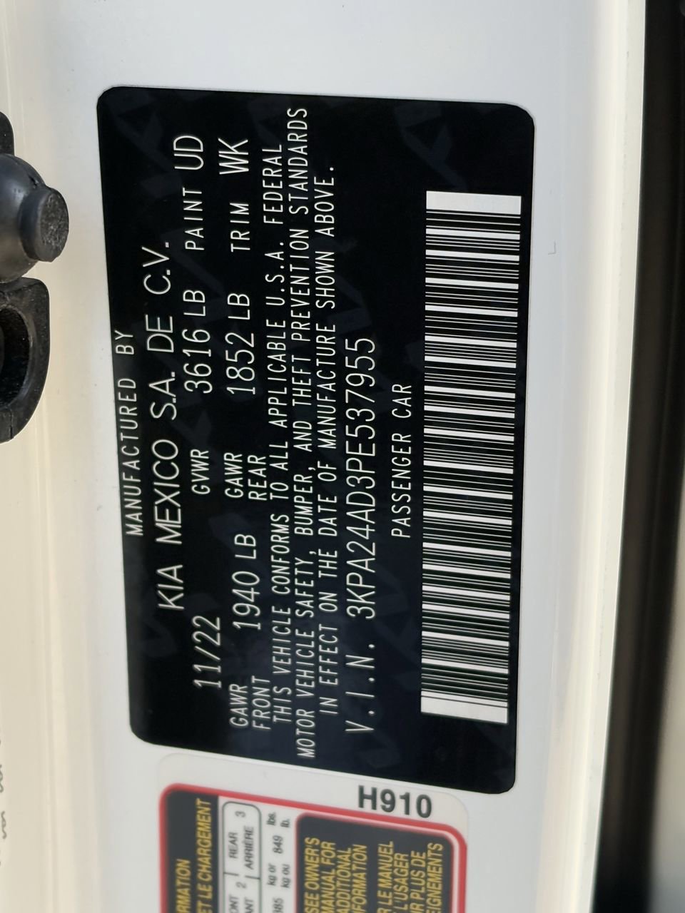 Used 2023 Kia Rio LX image 28