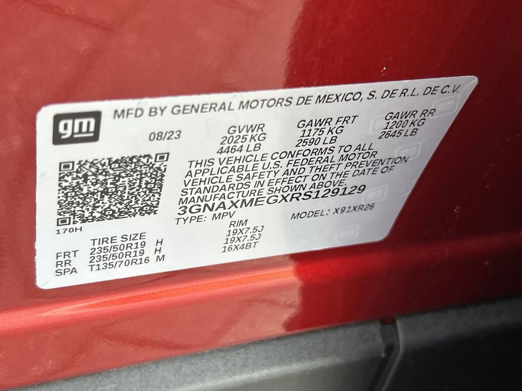 Certified 2024 Chevrolet Equinox RS w/ RS Leather Package image 30