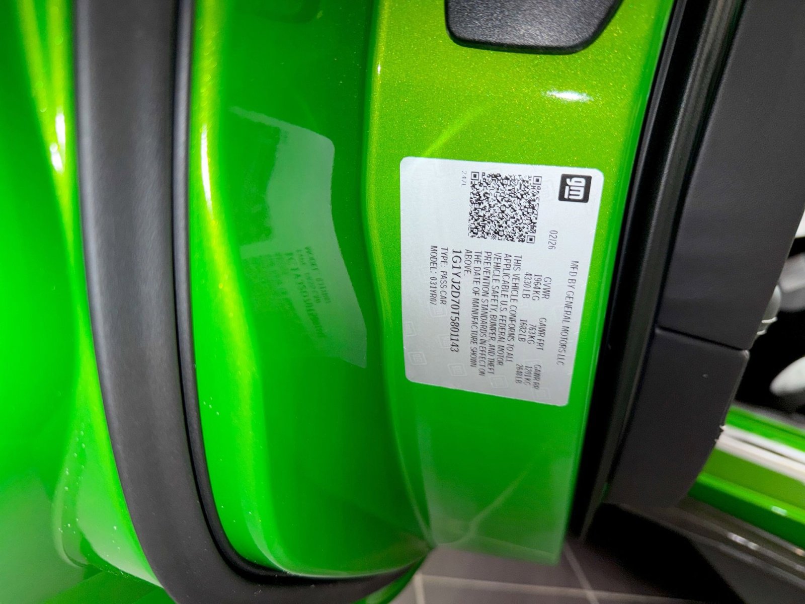 New 2026 Chevrolet Corvette ZR1 w/ ZR1 Carbon Fiber Aero Package image 27