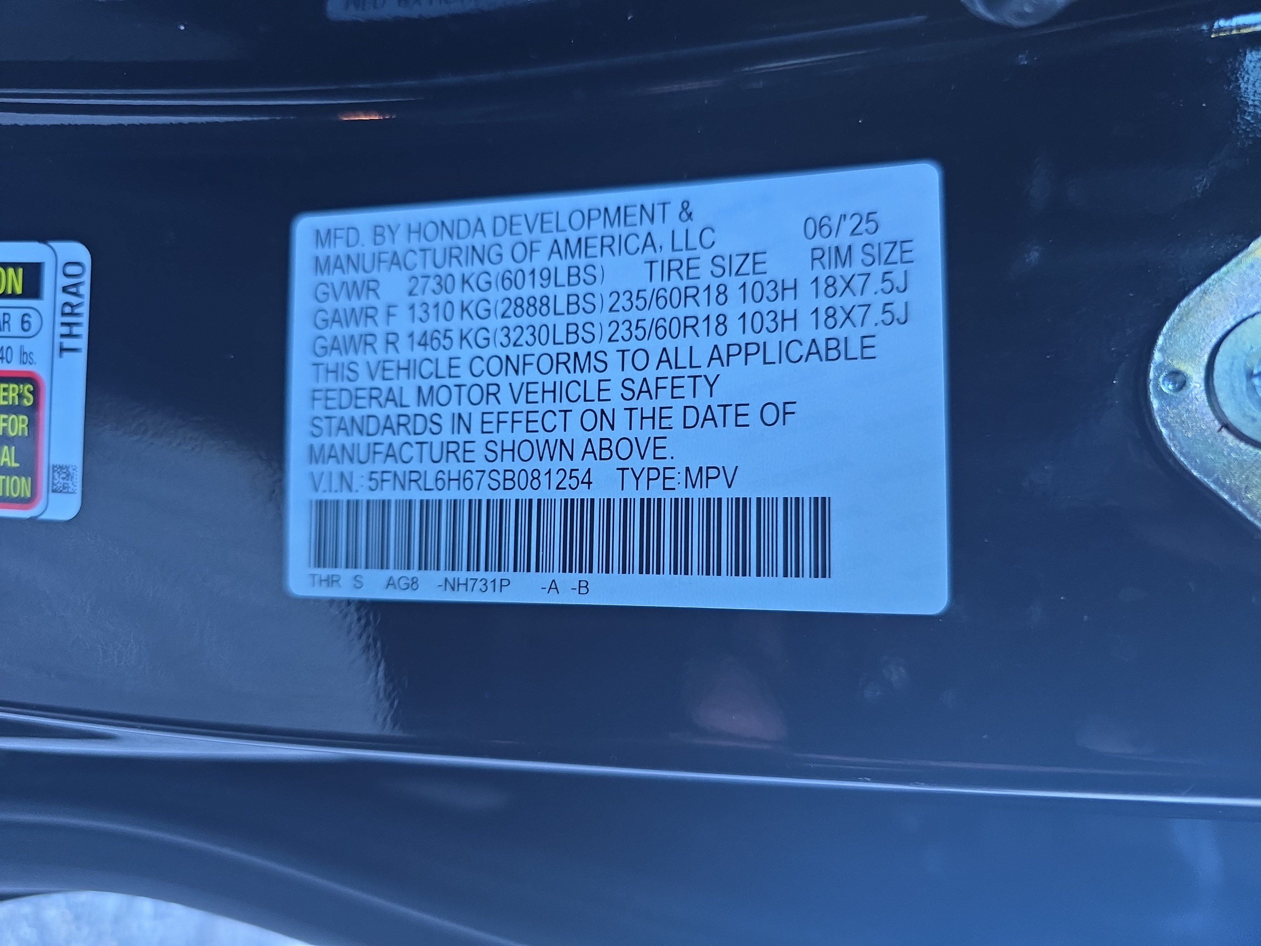 Used 2025 Honda Odyssey EX-L image 32