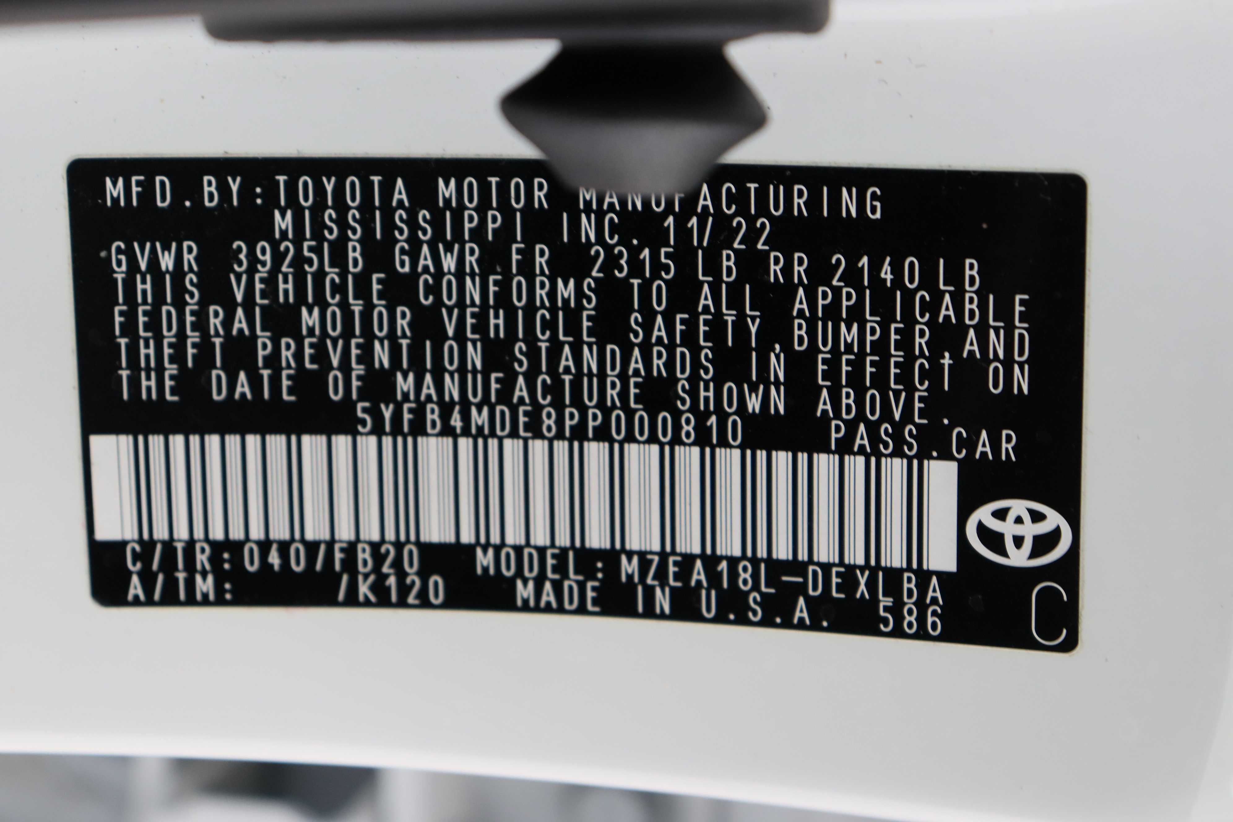 Certified 2023 Toyota Corolla LE FWD image 37