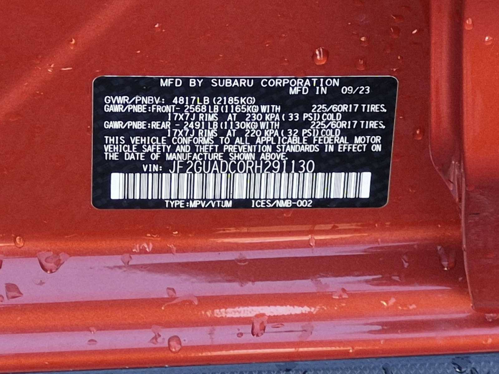 Certified 2024 Subaru Crosstrek 2.0i Premium AWD/4WD image 31