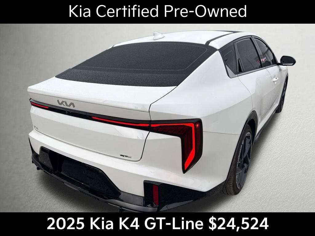 Certified 2025 Kia K4 GT-Line w/ GT-Line Sunroof Package FWD image 4