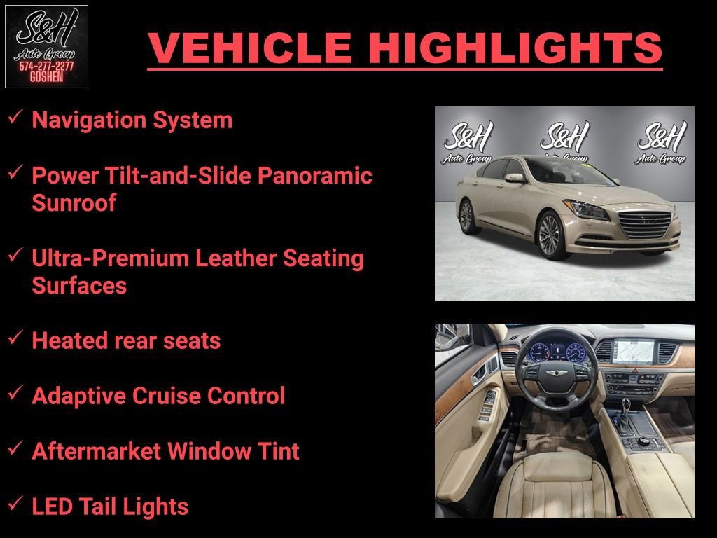 Used 2015 Hyundai Genesis 3.8 w/ Option Group 04 image 3