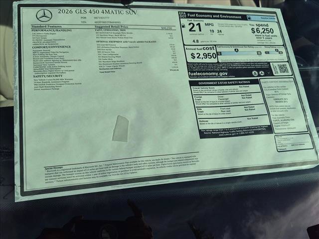 New 2026 Mercedes-Benz GLS 450 4MATIC image 16