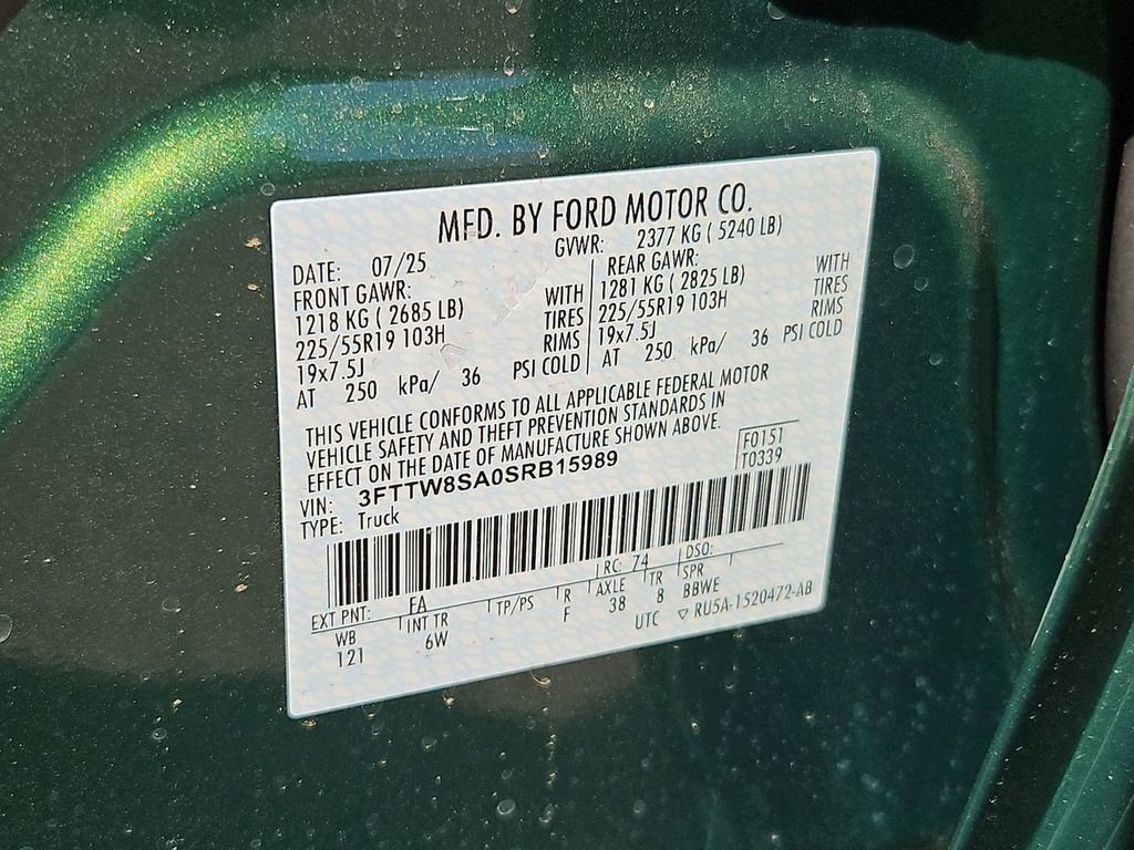 New 2025 Ford Maverick Lariat w/ Black Appearance Package image 37