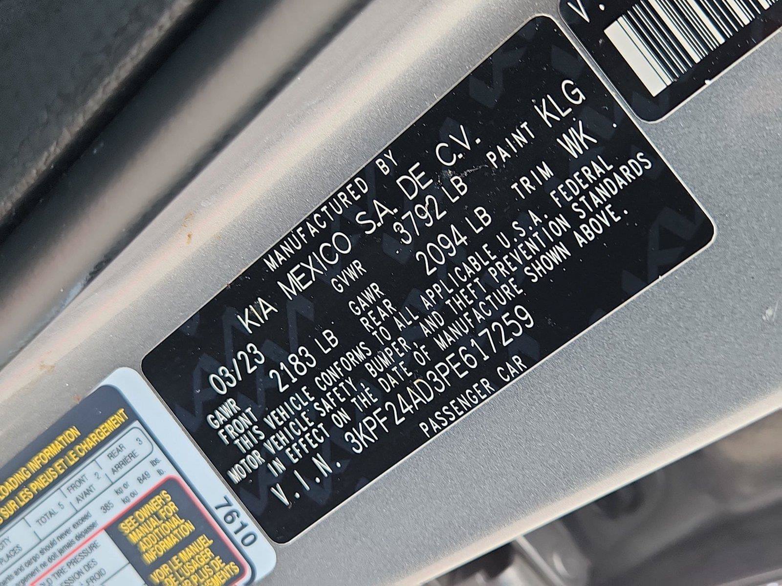 Used 2023 Kia Forte LXS FWD image 30