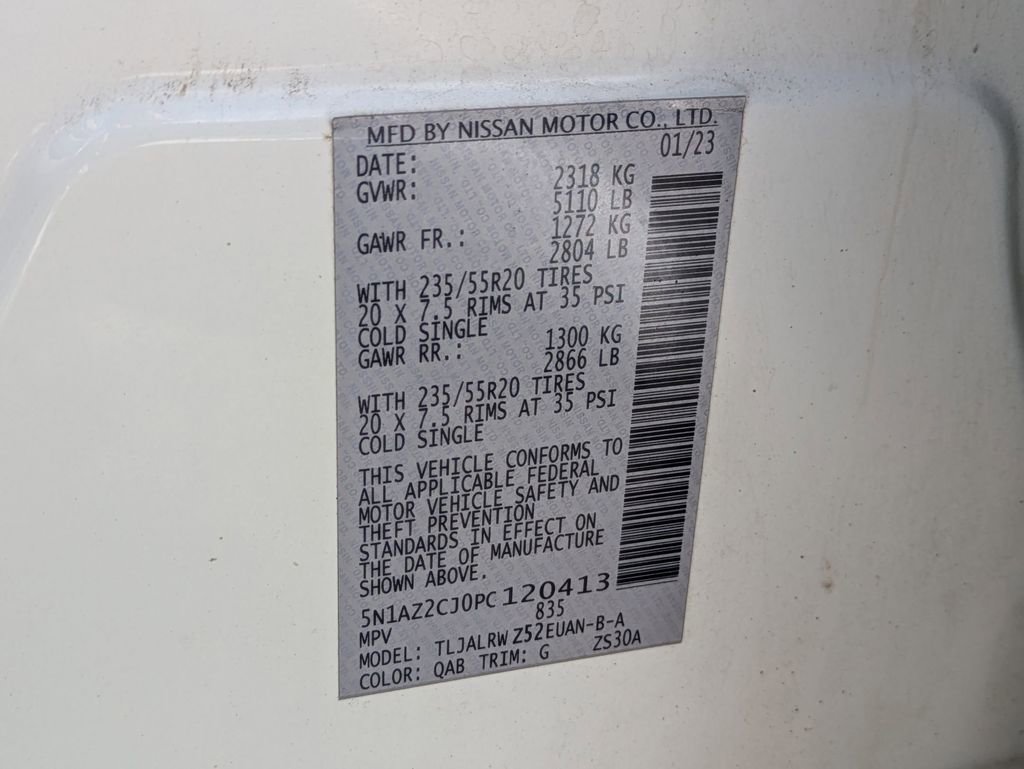 Used 2023 Nissan Murano SL w/ SL Moonroof Package image 32