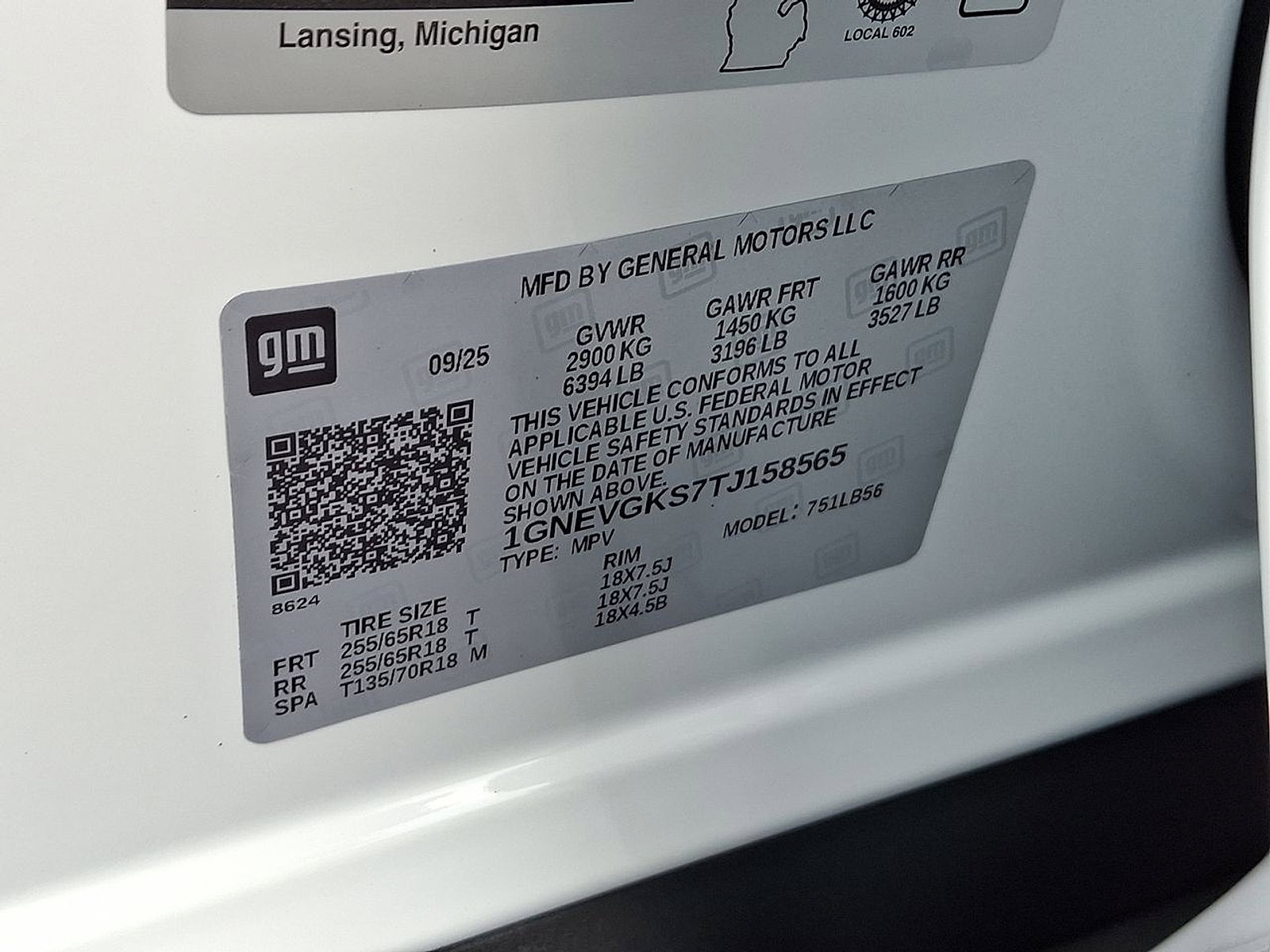 New 2026 Chevrolet Traverse LT image 18