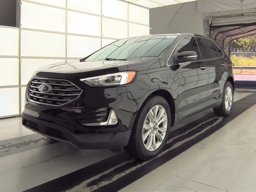 Used 2021 Ford Edge Titanium w/ Cargo Accessory Package FWD image 2