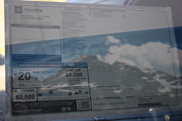 New 2026 Toyota Sequoia Platinum AWD/4WD image 17