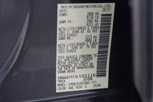 Used 2018 Nissan Titan SL w/ Texas Titan Edition image 20