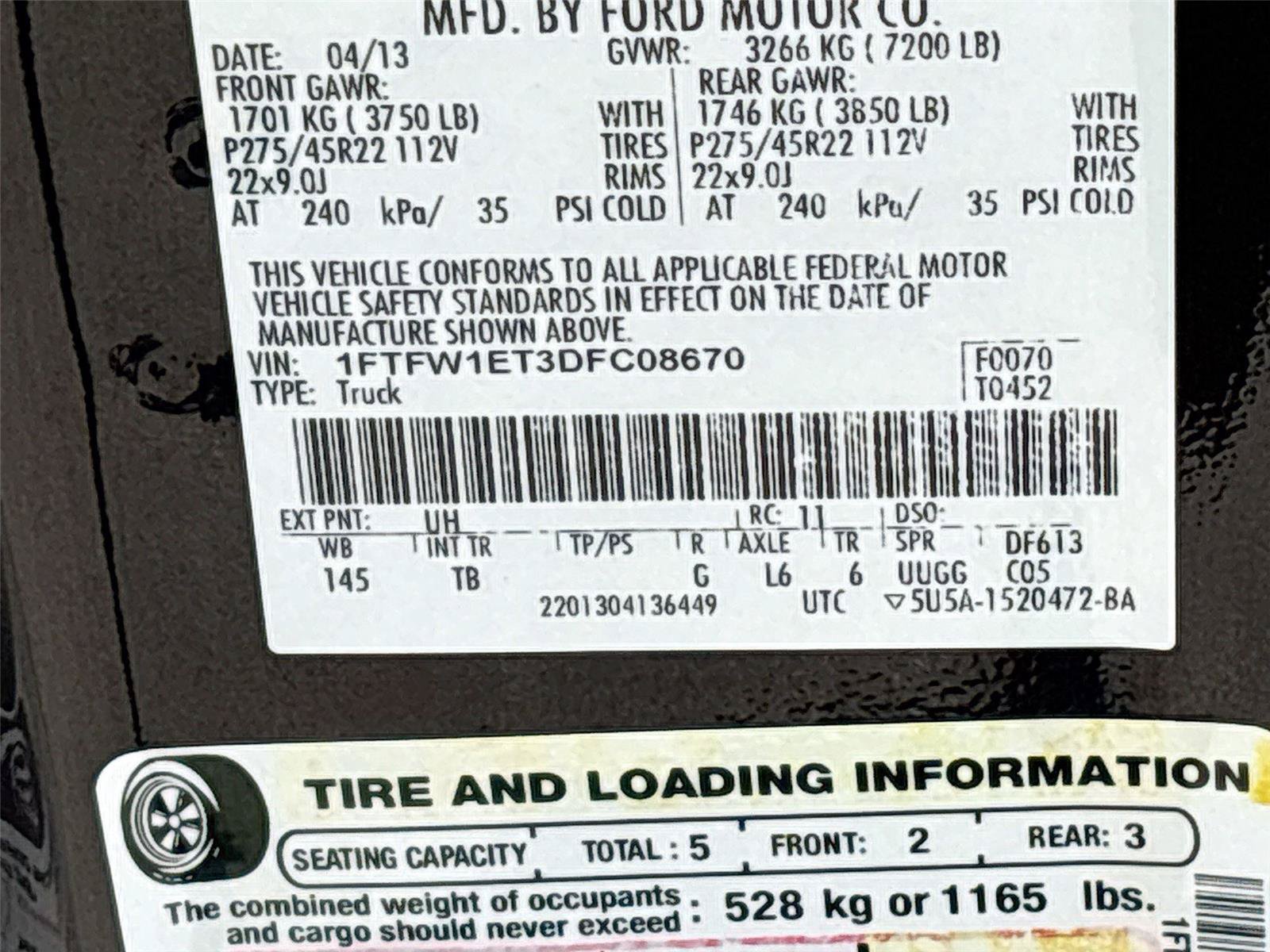 Used 2013 Ford F150 Limited AWD/4WD image 31