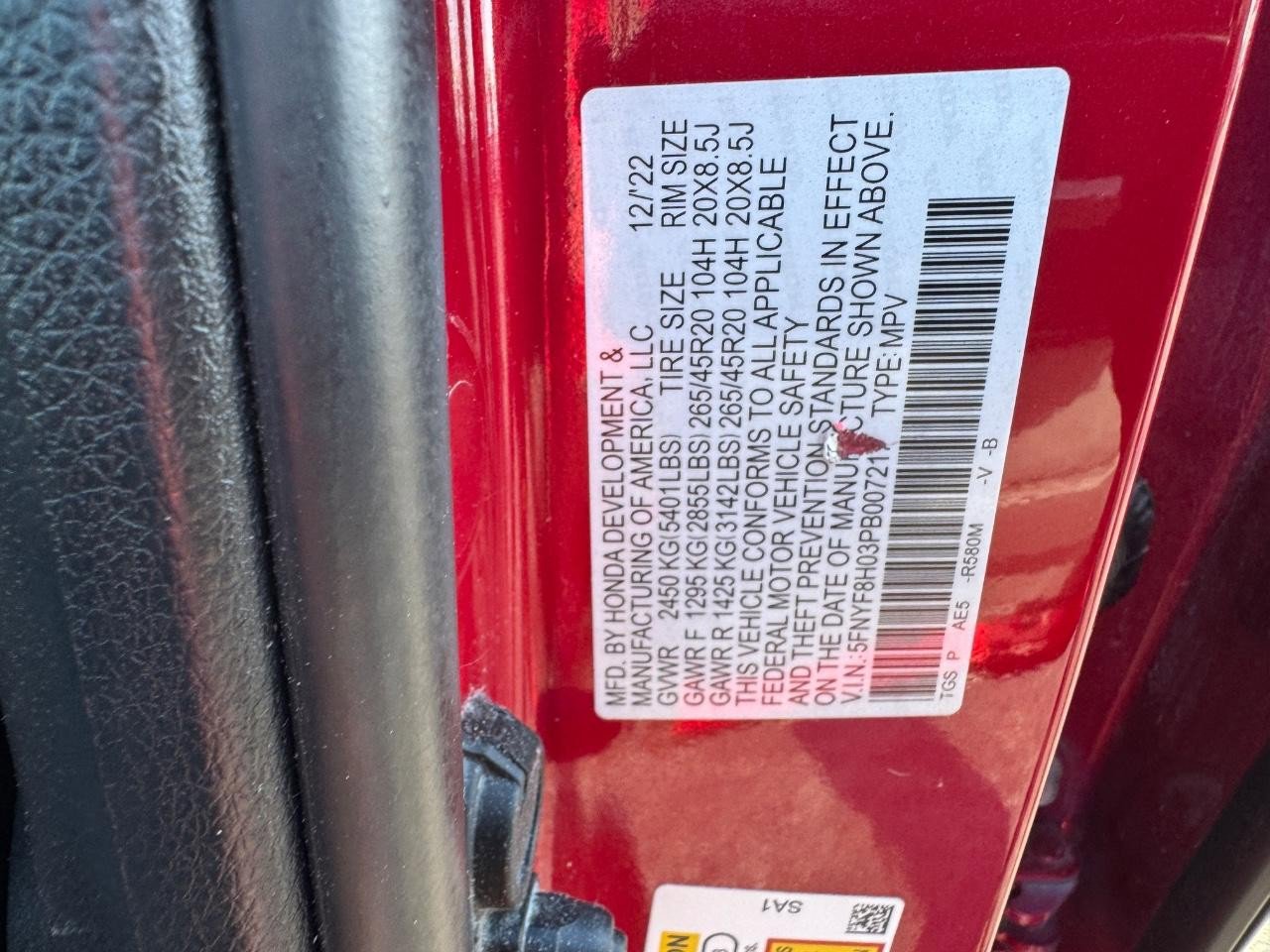 Certified 2023 Honda Passport Elite image 24