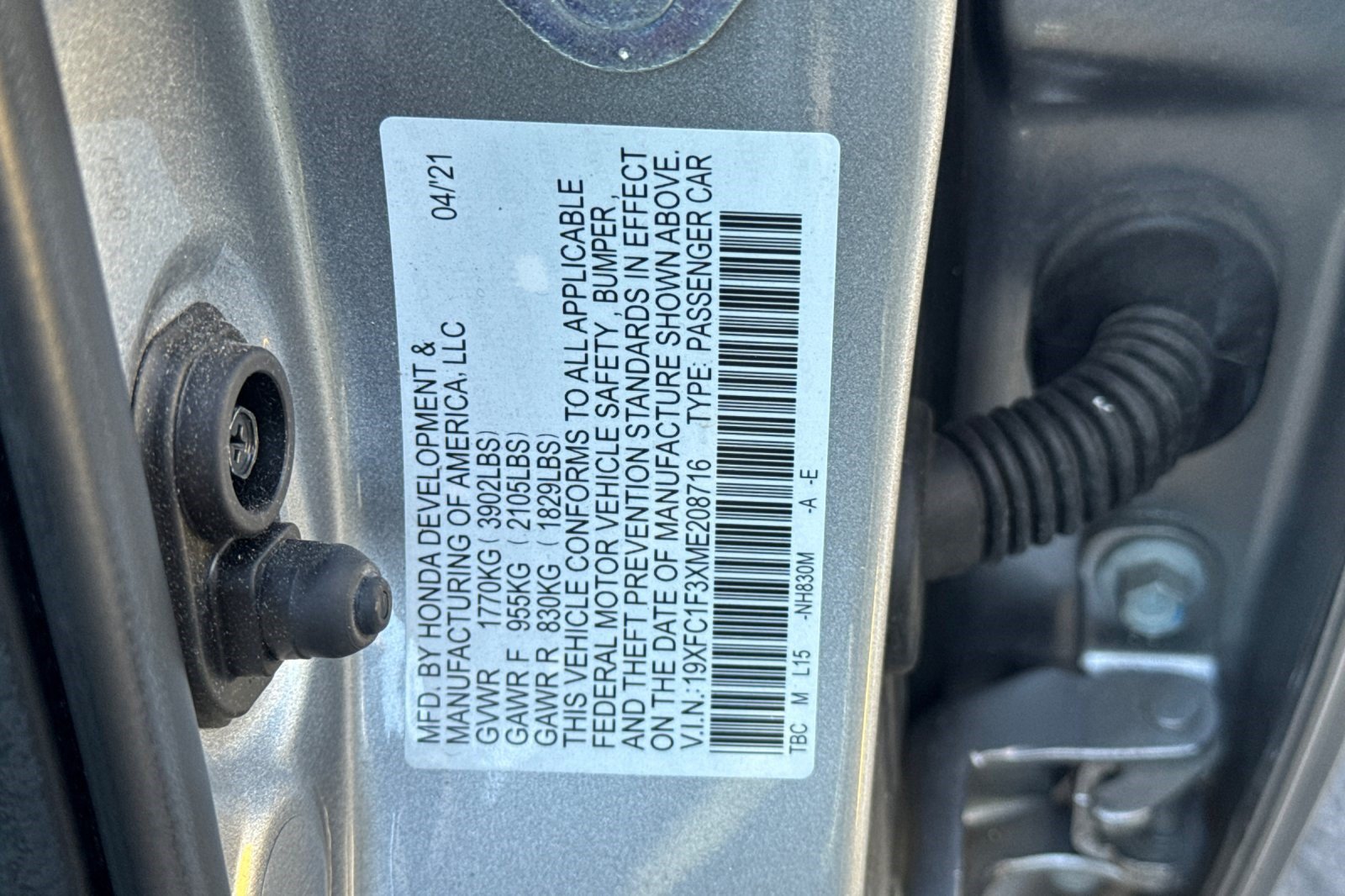 Used 2021 Honda Civic EX image 28