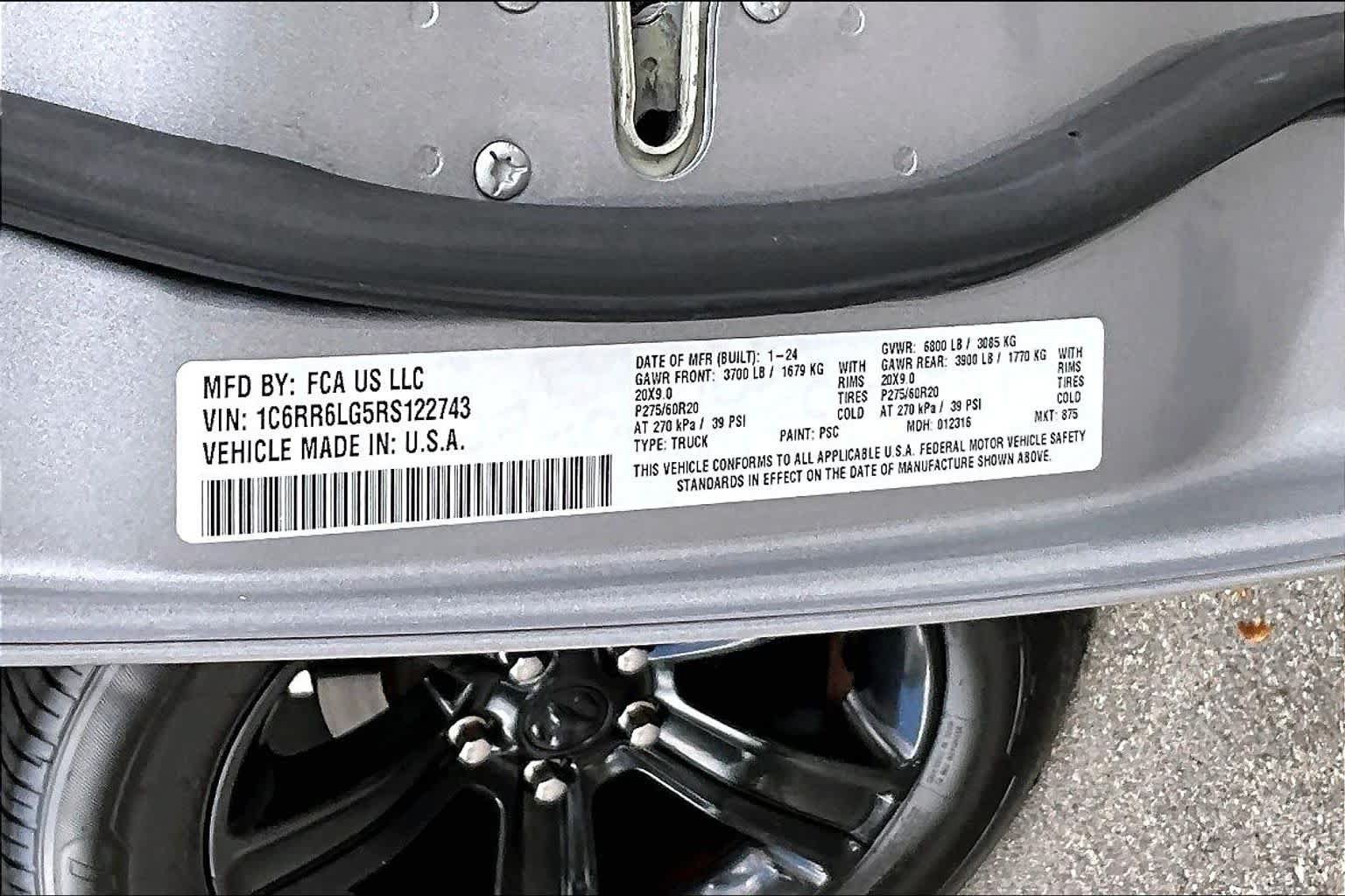 Used 2024 RAM 1500 Warlock RWD image 35