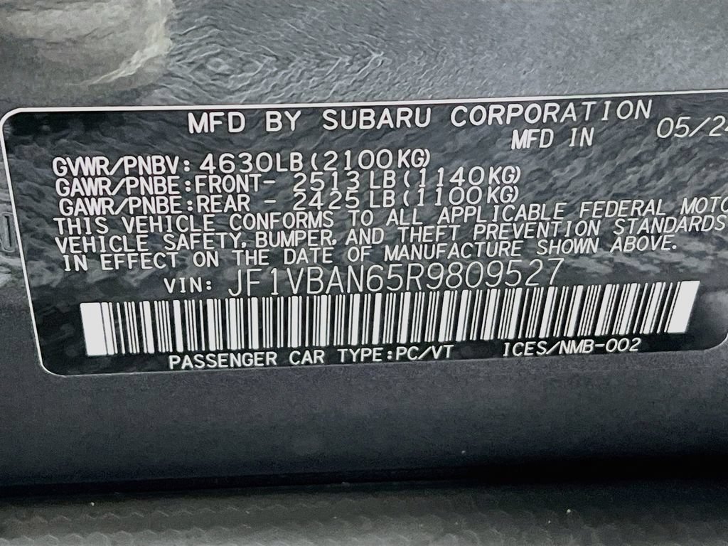 Certified 2024 Subaru WRX Limited AWD/4WD image 29