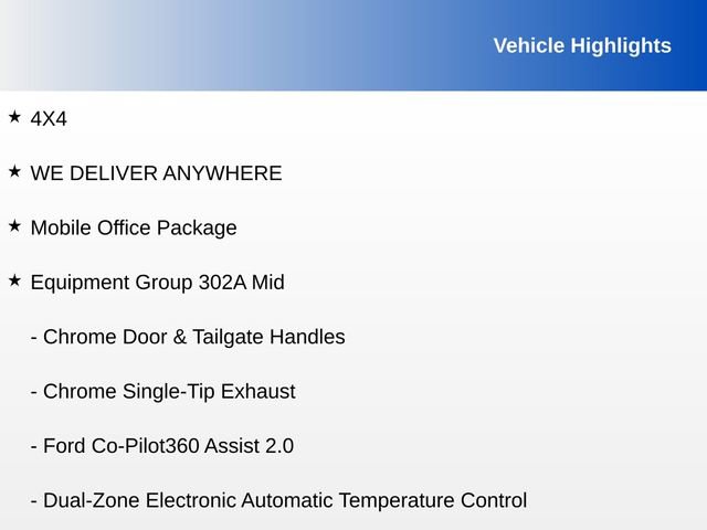 Used 2025 Ford F150 XLT w/ Equipment Group 302A MID image 8