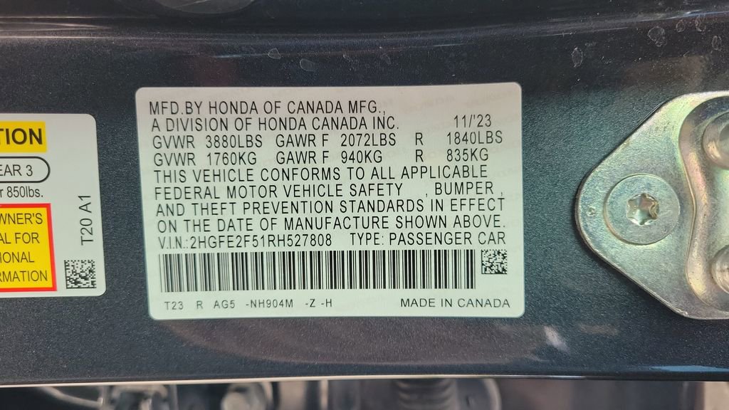 Used 2024 Honda Civic Sport image 24