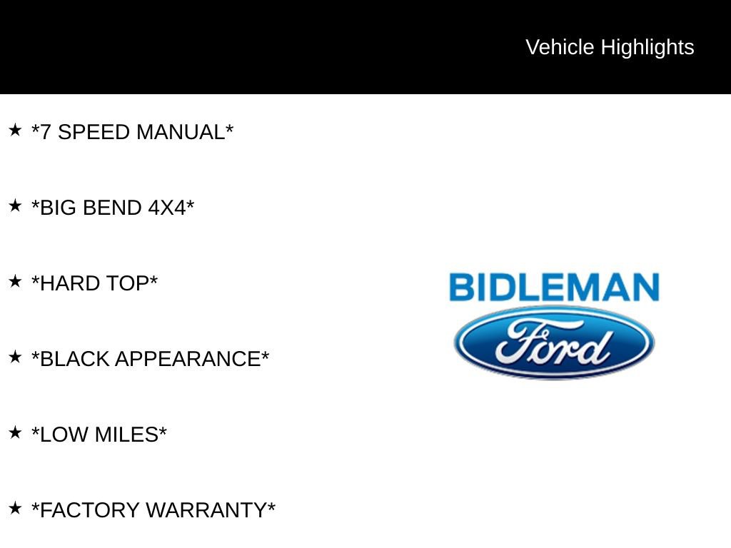 Used 2025 Ford Bronco Big Bend image 3