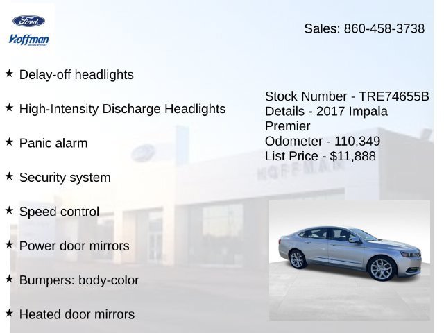 Used 2017 Chevrolet Impala Premier FWD image 29