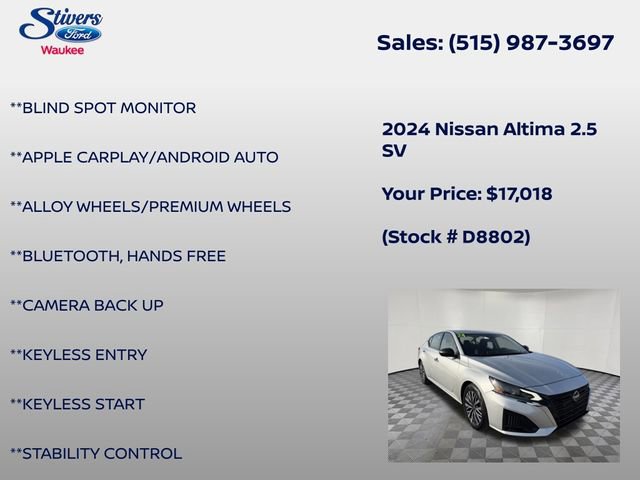 Used 2024 Nissan Altima 2.5 SV image 14