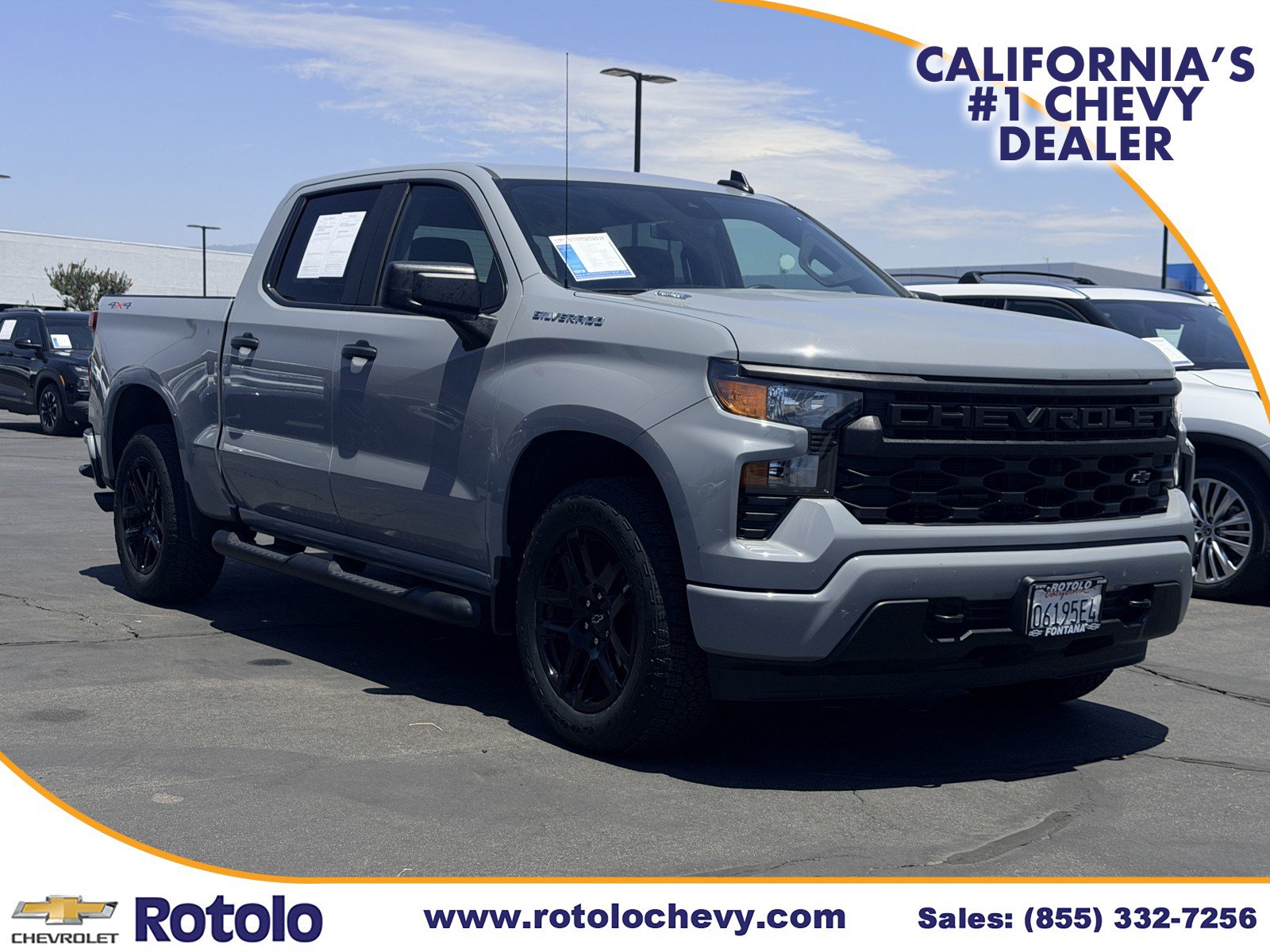 Used 2025 Chevrolet Silverado 1500 Custom w/ Turbomax Blackout Package
