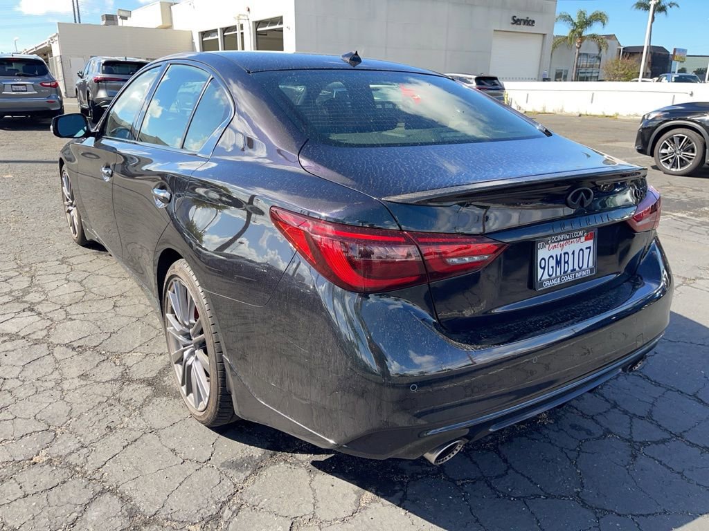 Certified 2023 INFINITI Q50 Red Sport 400 w/ Black Opal Edition image 4