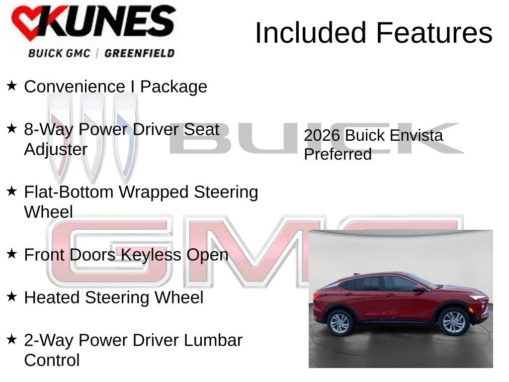 New 2026 Buick Envista Preferred w/ Convenience I Package FWD image 3
