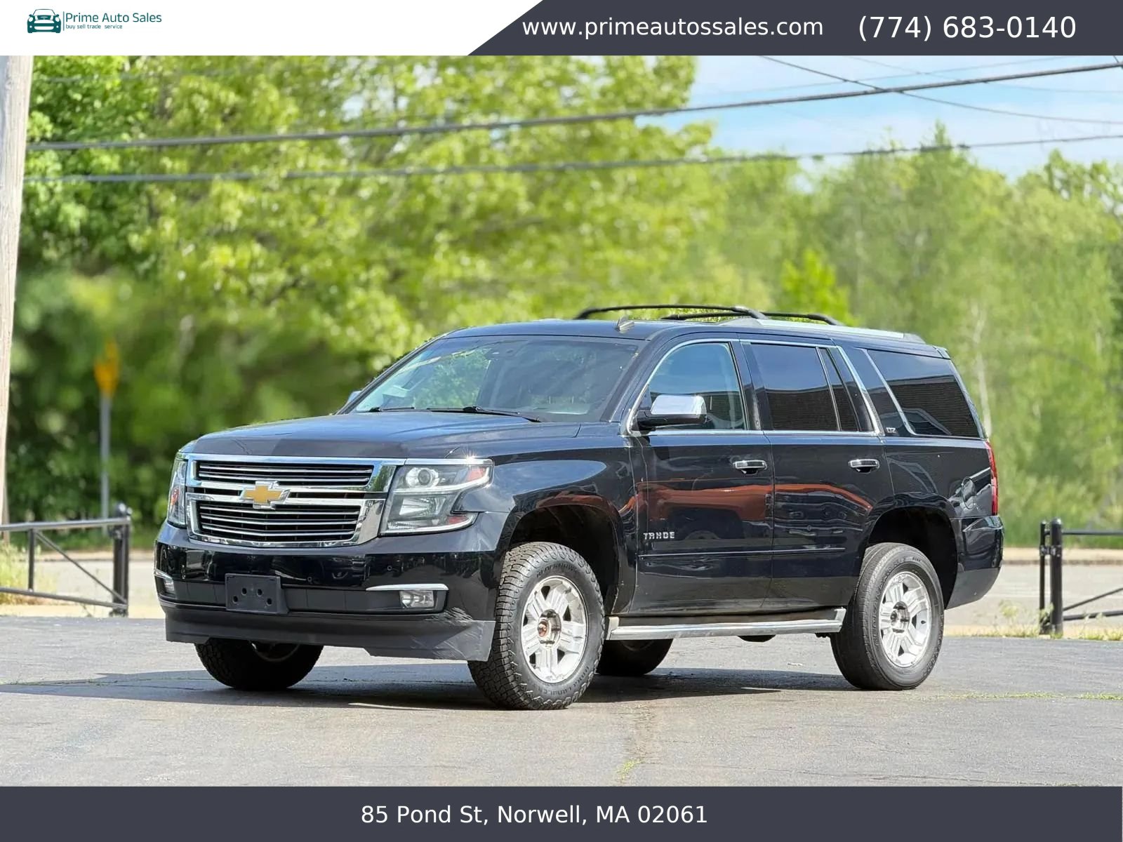 Used 2015 Chevrolet Tahoe LTZ AWD/4WD image 3