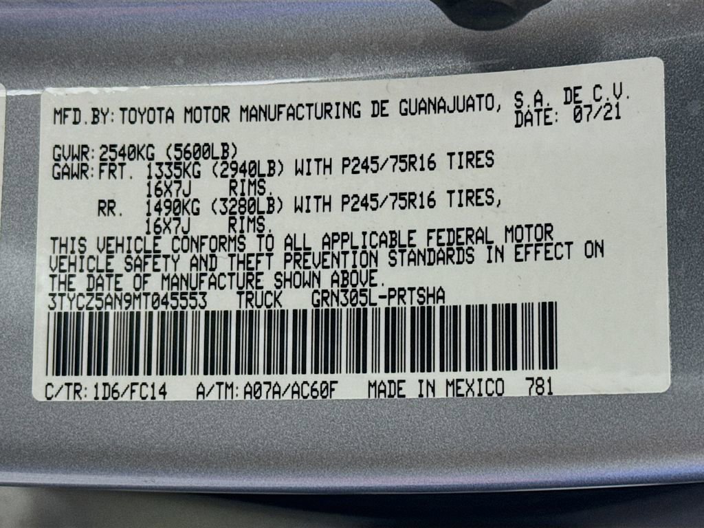 Used 2021 Toyota Tacoma SR5 image 30