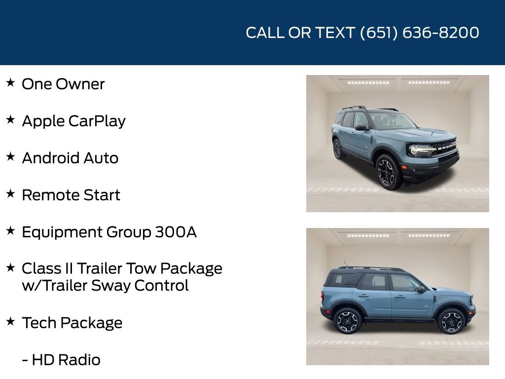 Used 2022 Ford Bronco Sport Outer Banks w/ Tech Package image 5