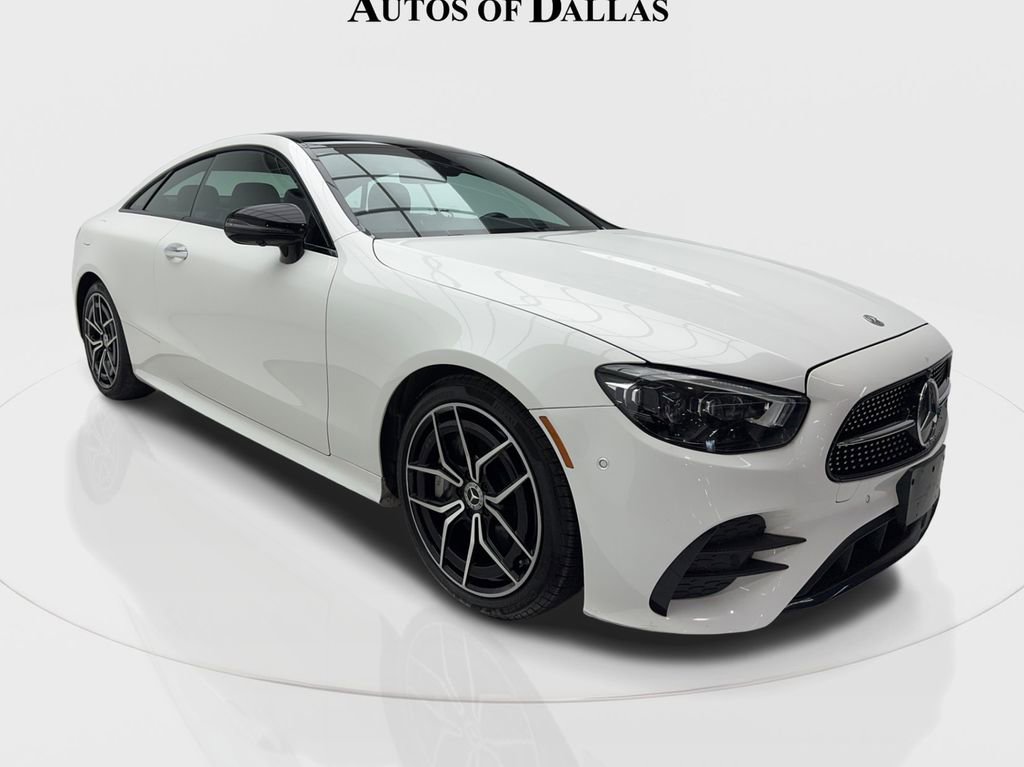 Used 2022 Mercedes-Benz E 450 4MATIC Coupe w/ AMG Line image 2