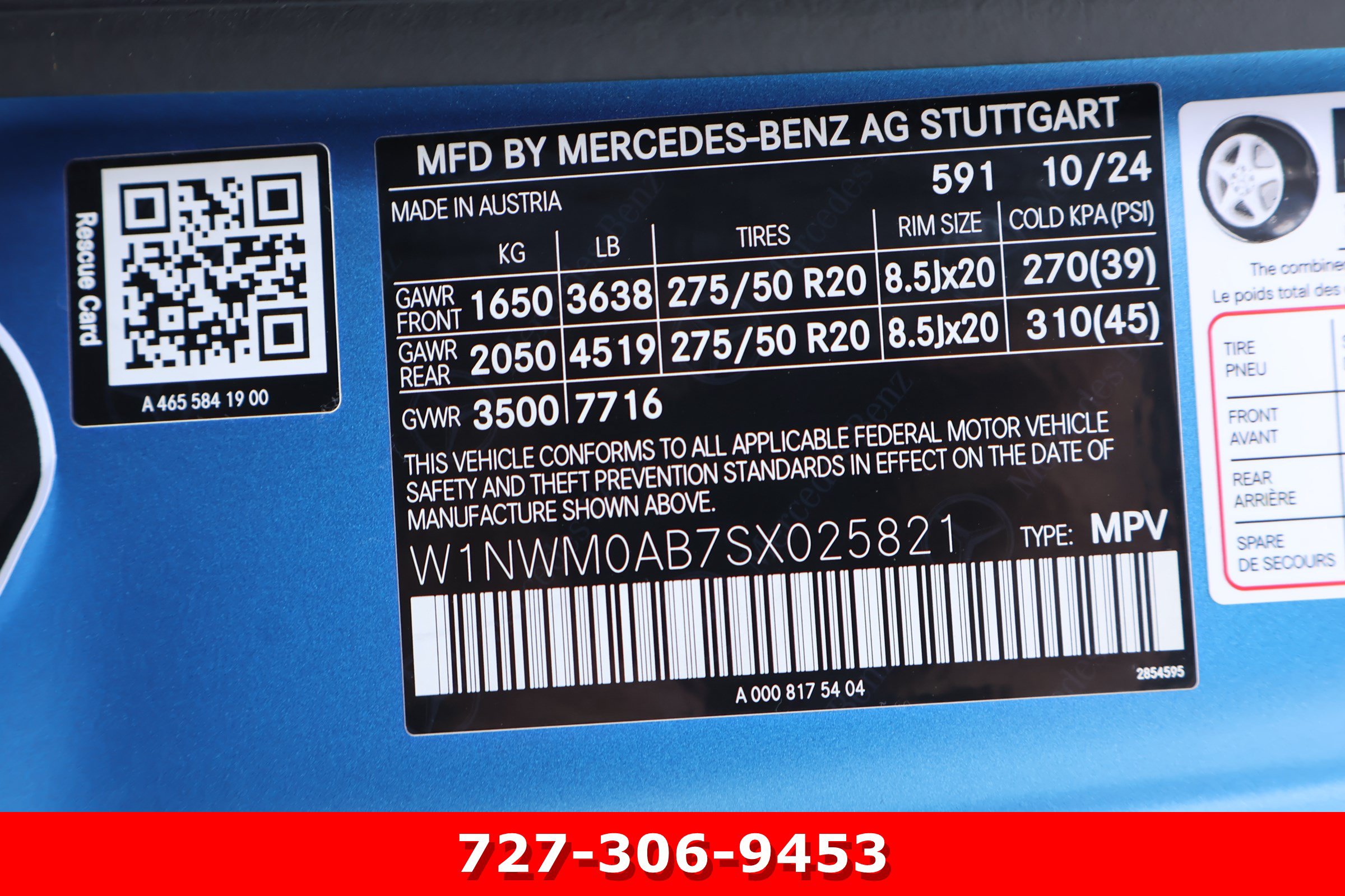 Certified 2025 Mercedes-Benz G 580 w/ EQ Technology image 33