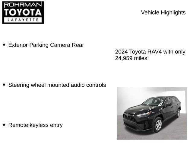 Used 2024 Toyota RAV4 LE AWD/4WD image 7