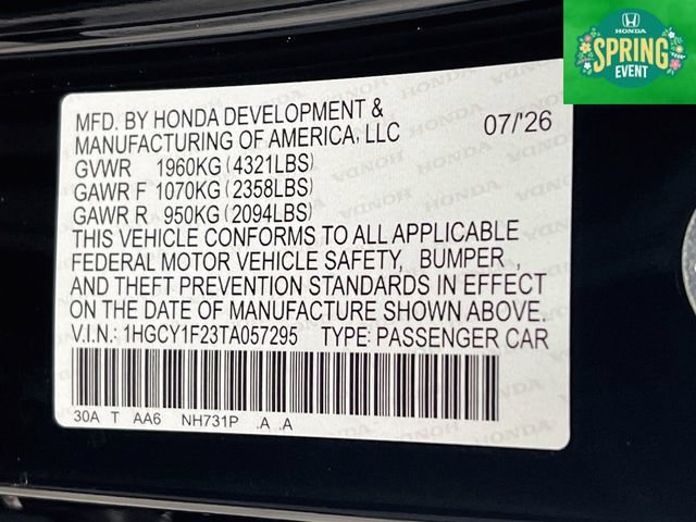 New 2026 Honda Accord LX image 31