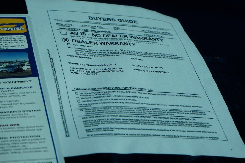Used 2022 Mercedes-Benz Sprinter 1500 image 44